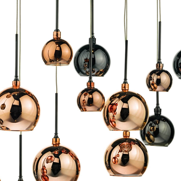 Jadalniana lampa wisząca Aurelia AUR6264 Dar Lighting chrom czarny brąz
