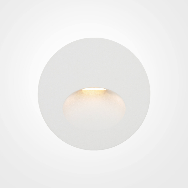 Lampa schodowa wpuszczana LED 3W 3000K IP54 białe okrągłe Bil OUTLET