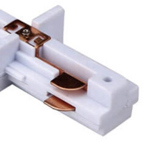 Wewnętrzny I-ŁĄCZNIK szynoprzewodu LL/BI Orlicki Design do 1-fazowej szyny natynkowej 230V biały OUTLET