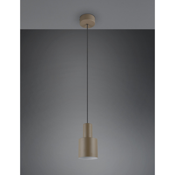 Lampa zwisająca ELIOR DL141319400 Trio regulowana wysokość szary