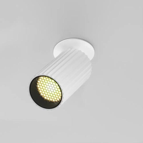 Wpuszczana oprawa sufitowa tubka Calipso C110CL-01-GU10-W biała