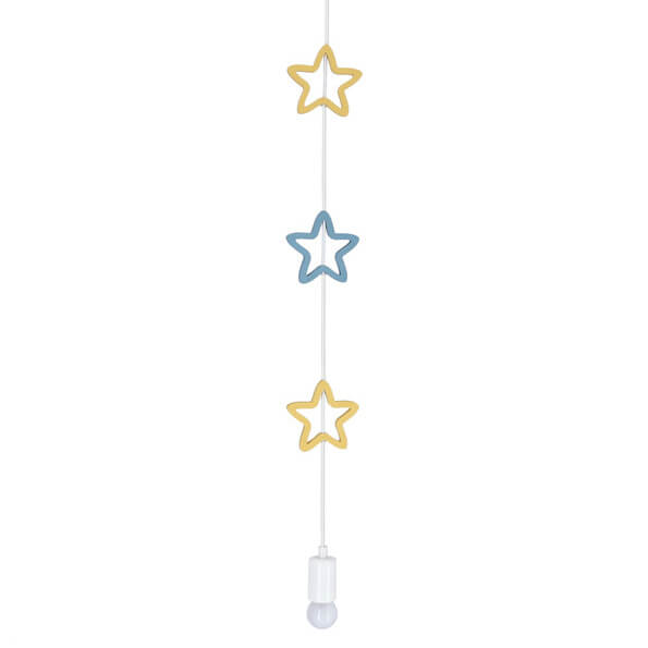 Pokojowa lampa wisząca dla dzieci Stars gwiazdki multikolor