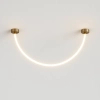 Zwisająca lampa liniowa Skyline LWSL-WW-2M LED 40W 3000K złoty biały