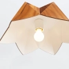 Geometryczna lampa wisząca Physalis QN-PHYSALIS-P-M-TEAK brązowy