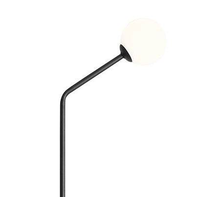Czarna lampa stojąca Pure 1064A1 Aldex podłogowa kula balls do jadalni