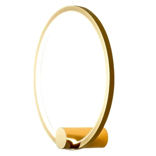 Kinkiet ścienny Ringa WL0116-S-GD Yaskr LED 20W 3000-4000K ring IP44 złoty