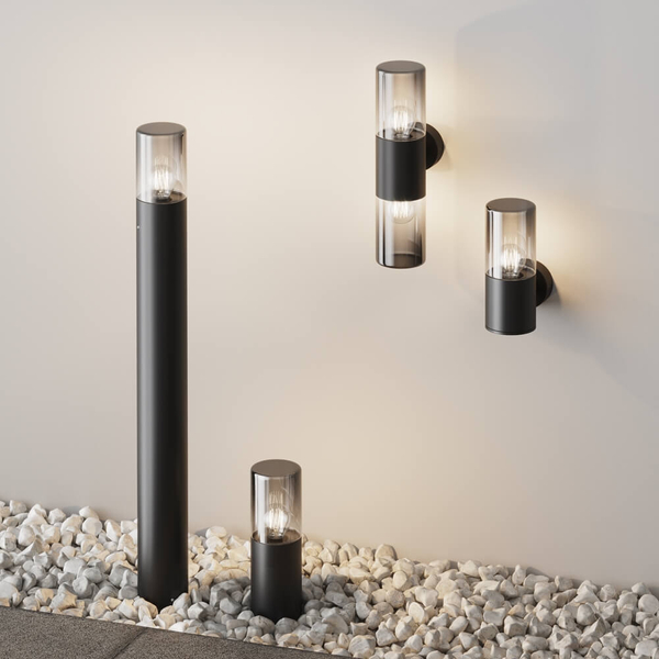 Stołowa lampa zewnętrzna Amas O432FL-01GF Maytoni IP54 tuba grafitowy