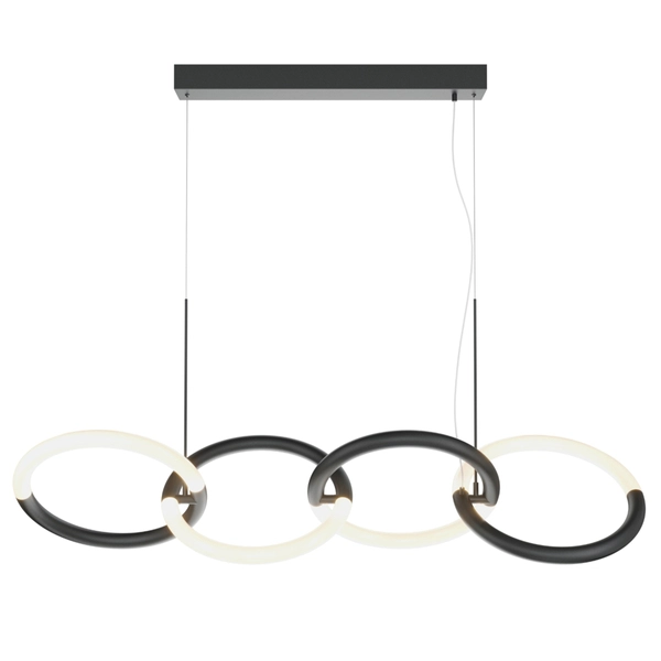 Lampa wisząca Node MOD165PL-L40B3K LED 40W węzły białe czarne