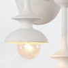 Świecznikowa lampa ścienna Cadence QN-CADENCE-6WB-WHT do salonu biały
