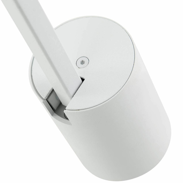 Spot LAMPA sufitowa Tuka Bianco L Orlicki Design regulowana OPRAWA metalowa downlight tuba biała