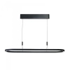 Wisząca nowoczesna lampa ściemnialna nad stół LAYLA LED 50W 3000K AZ6755 czarna aluminiowa