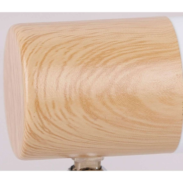 Plafon LAMPA sufitowa PUERTO 98-62697 Candellux metalowa OPRAWA skandynawska regulowana drewno biała