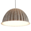 Lampa wisząca z kloszem Felt ST-10267P-S grey Step materiałowa szara