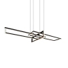 Nowoczesna lampa SALINAS 320310332 czarna LED 34W 3000K 150cm