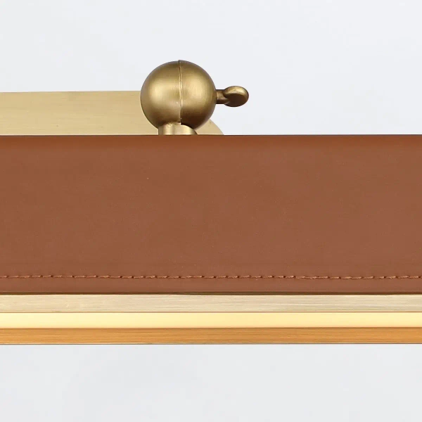 Lampa ścienna galeryjka Valise QN-VALISE-PL-L-VBS-CL LED 30W 2575K mosiądz