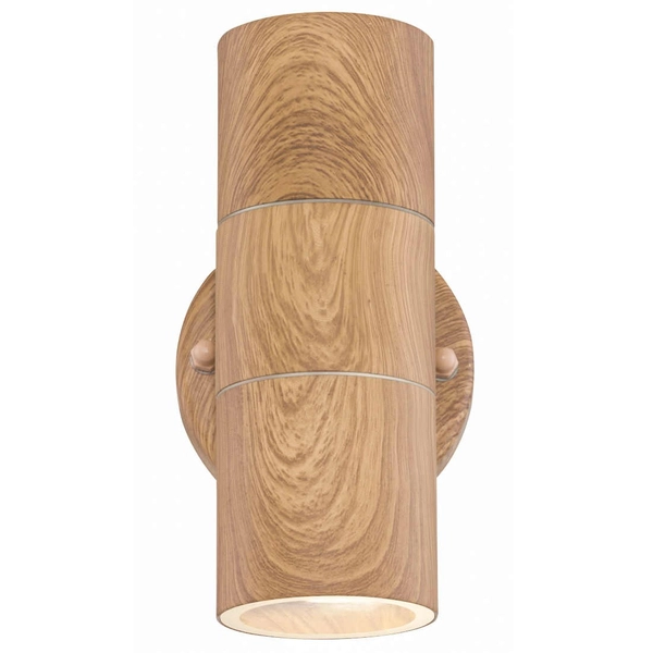 Ogrodowa LAMPA ścienna JAICY 3201W-2 Globo kinkiet zewnętrzny IP44 brązowy