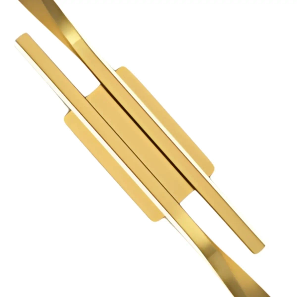 Nowoczesny kinkiet Vargo KSLV-Z LED 12W 3000K do sypialni złoty