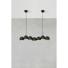 Wisząca lampa nad wyspę Cupolo 108860 metalowa kule molekuły czarna