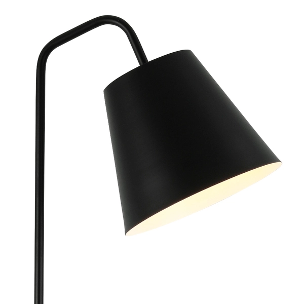 Loftowa lampa podłogowa Zen MF1232 black Step do sypialni czarna
