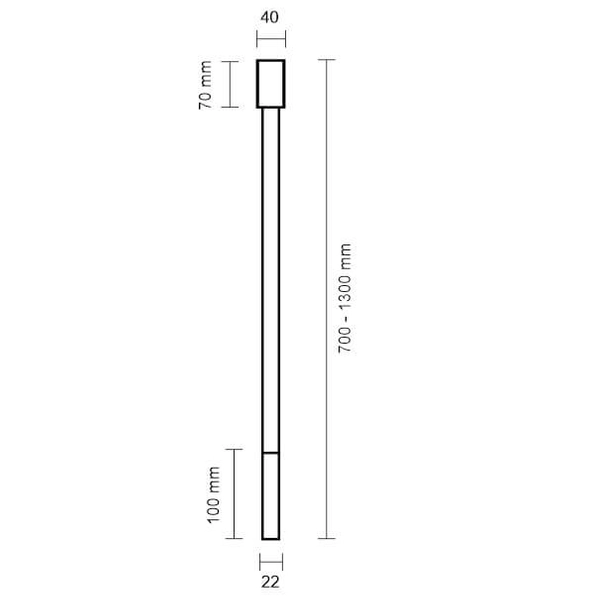 LAMPA sufitowa ALHA N 9316 Shilo downlight OPRAWA sopel tuba