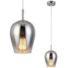 Szklana LAMPA wisząca PETUNIA 5252 Rabalux skandynawski zwis loftowy do salonu chrom
