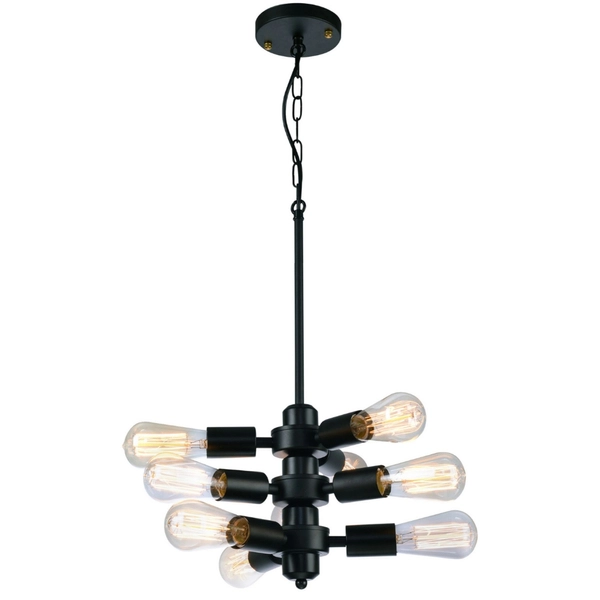 Wisząca lampa Orebro 312501 modernistyczna zwis czarna