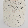 Skandynawska lampa stołowa Terrazzo 78181 lastrykowa biała