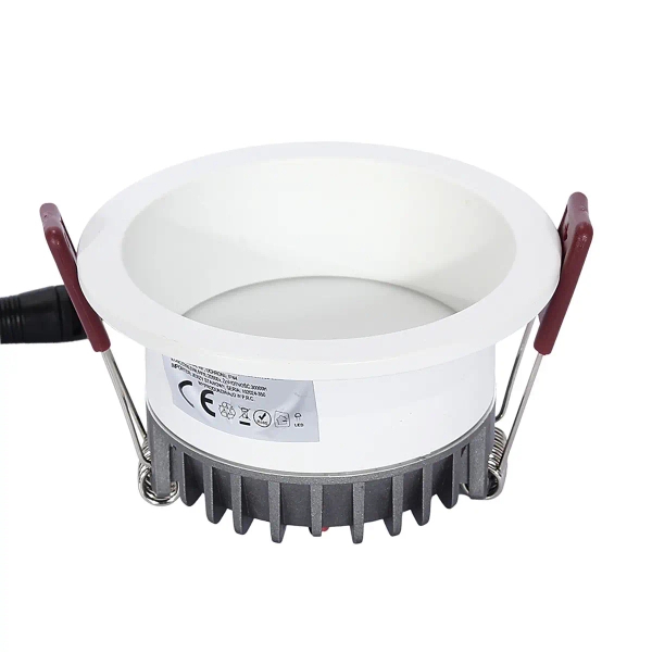 Ledowa oprawa wpuszczana 1387 LED 6W 3000K oczko do łazienki IP44 biała