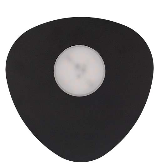 Czarna lampa sufitowa Organic 8303 minimalistyczna do sypialni