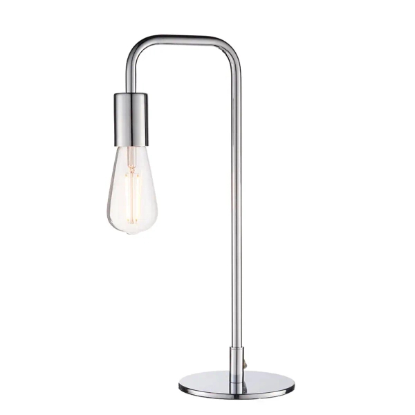 Stołowa lampka do gabinetu Rubens 76344 metalowa chrom