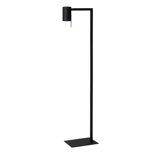 Stojąca lampa salonowa Lesley 03725/01/30 Lucide tuba metalowa czarna