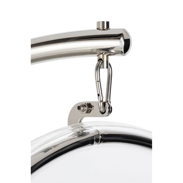 Nowoczesny fotel do pokoju Bubble Stand JH-200.36W żółty chrom