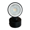 Regulowana lampa przysufitowa Antillo LP-770/1W BK metalowa do sypialni czarny złoty