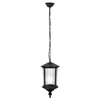 Wisząca lampa tarasowa Miami K-8221 IP44 lampion szklana metalowa czarna