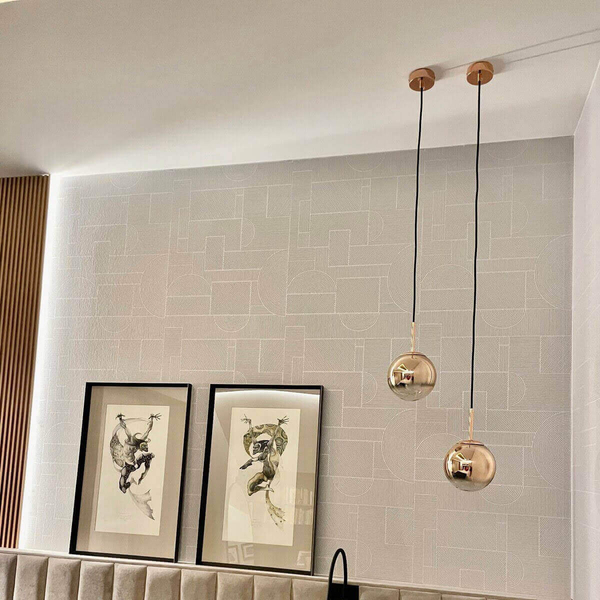 Okrągła lampa wisząca Palla LP-2844/1P S GD Light Prestige kulka ball złota
