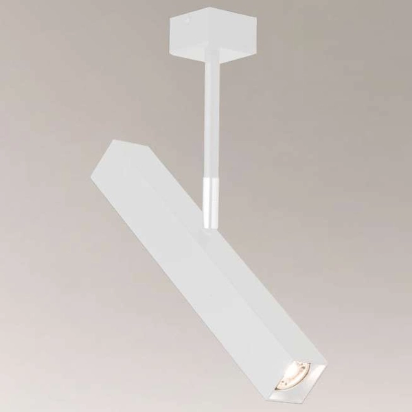 LAMPA sufitowa MITSUMA 7883 Shilo regulowana OPRAWA industrialna metalowa biała
