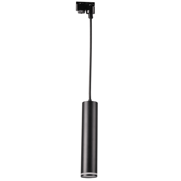Wisząca lampa do systemu 1-fazowego Paris 321558 tuba metalowa czarna