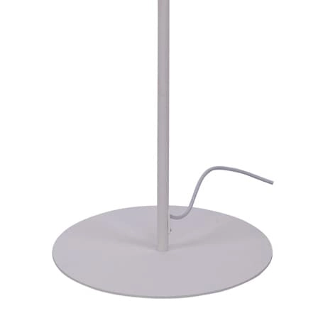 Stojąca lampa do sypialni podwójna Hotel 9074 Nowodvorski na peszlu biała