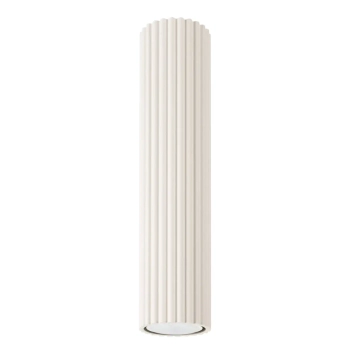 Podłużna sufitowa lampa KARBON SL.1589 ryflowana tuba beżowa