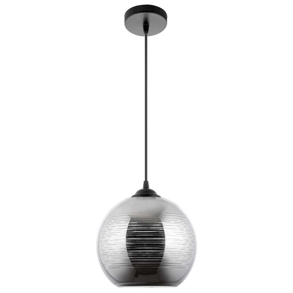 LAMPA wisząca VEN W-101/200 szklana OPRAWA zwis kula ball chrom