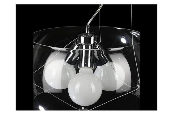 Wisząca lampa przezroczysta Cosmo nowoczesna salonowa