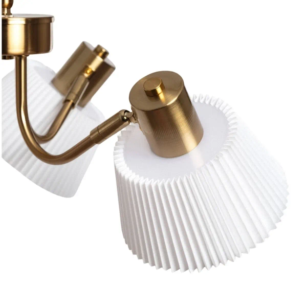 Potrójna lampa wisząca Dali ABR-Z3XE14-DALI nad wyspę biała złota