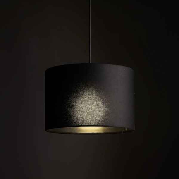 Trójfazowa wisząca lampa Tracer 10693 tuba abażur czarny