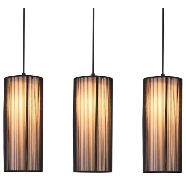 Potrójna lampa wisząca Kioto 50103219 Candellux tuby nad stół czarne