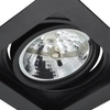 Wpuszczana lampa Sisto AZ2810 square do przedpokoju czarna