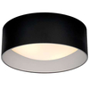 Plafon LAMPA sufitowa VERO 30444202 Kaspa metalowa OPRAWA okrągła czarna