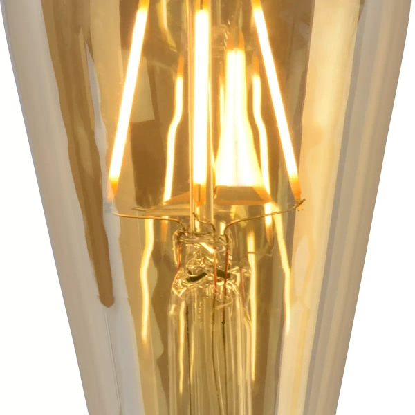 Żarówka edison LED 49068/05/62 Lucide E27 5W 2700lm 500lm bursztynowa
