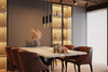 Loftowa LAMPA wisząca SL.0952 modernistyczny ZWIS tuba czarna złota OUTLET