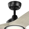 Wentylator sufitowy z lampą LED Imari czarna KLF-IMARI-65-SBK 1xLED 15W 3000K do salonu