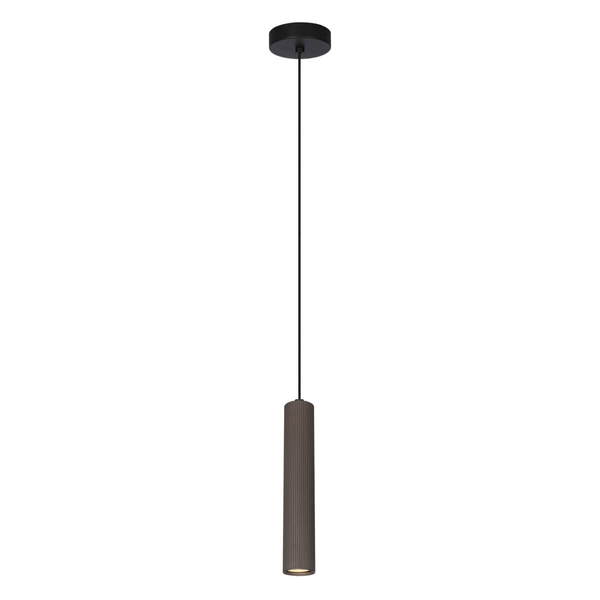 Kuchenna lampa wisząca Rilok PND-83920-1-BRO Italux tubka brązowa